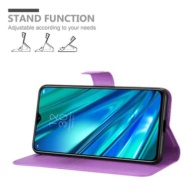 Realme 5 PRO / Realme Q Plånboksfodral Skal (Lila)