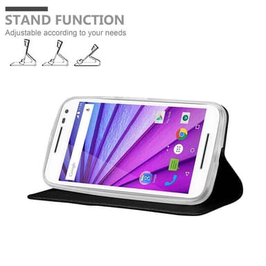 Motorola MOTO G3 Fodral Skal Case (Svart)