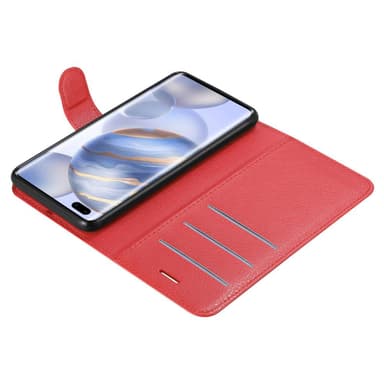 Honor 30 PRO Plånboksfodral Skal (Röd)