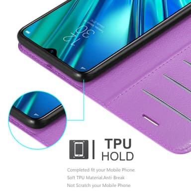 Realme 5 PRO / Realme Q Plånboksfodral Skal (Lila)