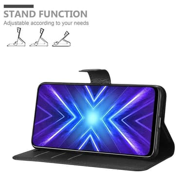 Honor 9X Plånboksfodral Skal (Svart)