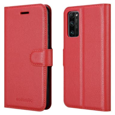 Honor 30 PRO Plånboksfodral Skal (Röd)