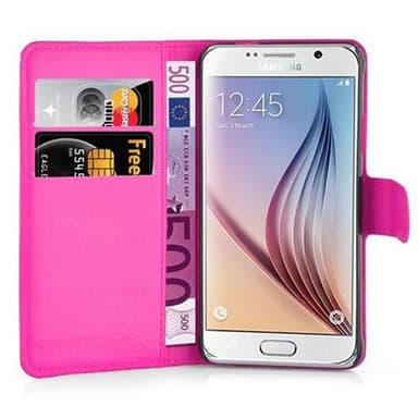 Samsung Galaxy S6 Plånboksfodral Skal (Rosa)