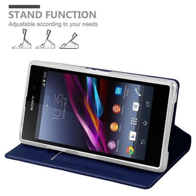 Sony Xperia Z1 Fodral Skal Case (Blå)