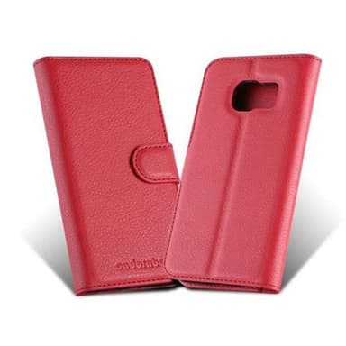Samsung Galaxy S7 Plånboksfodral Skal (Röd)