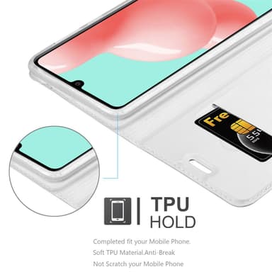 Samsung Galaxy A41 Fodral Skal Case (Silver)