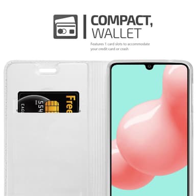 Samsung Galaxy A41 Fodral Skal Case (Silver)