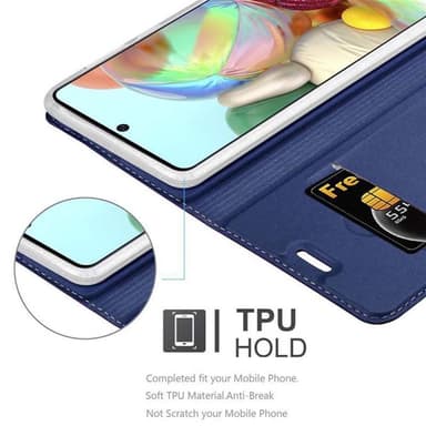 Samsung Galaxy A71 4G Fodral Skal Case (Blå)