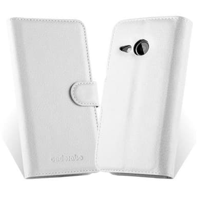 HTC ONE M8 MINI Plånboksfodral Skal (Vit)