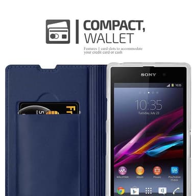 Sony Xperia Z1 Fodral Skal Case (Blå)