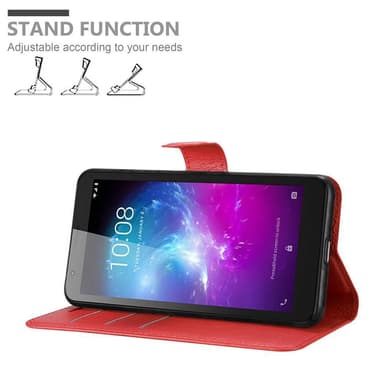 ZTE Blade A3 2019 Plånboksfodral Skal (Röd)