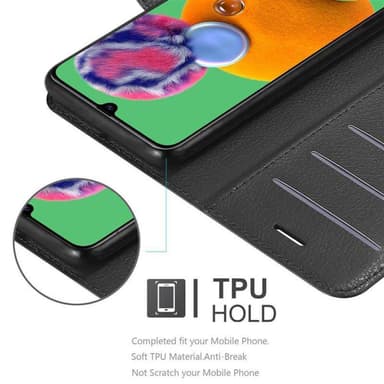 Samsung Galaxy A90 5G Plånboksfodral Skal (Svart)