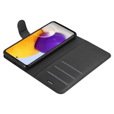 Samsung Galaxy A73 5G Plånboksfodral Skal (Svart)