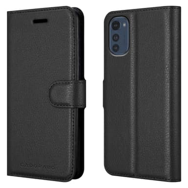 Motorola MOTO E32 4G / E32S Plånboksfodral Skal (Svart)