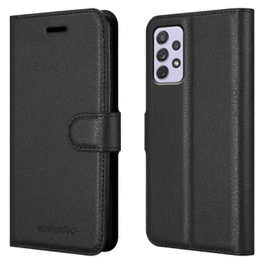 Samsung Galaxy A73 5G Plånboksfodral Skal (Svart)