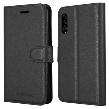 Samsung Galaxy A90 5G Plånboksfodral Skal (Svart)