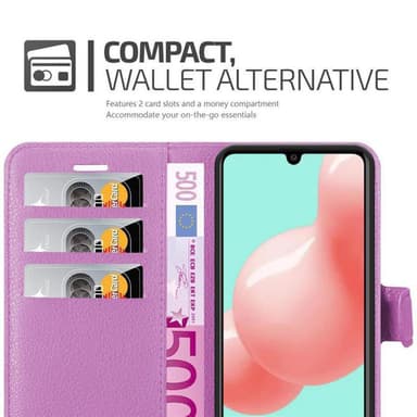 Samsung Galaxy A41 Plånboksfodral Skal (Lila)
