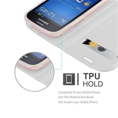 Samsung Galaxy TREND LITE Fodral Skal Case (Silver)