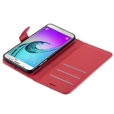 Samsung Galaxy J7 2016 Plånboksfodral Skal (Röd)