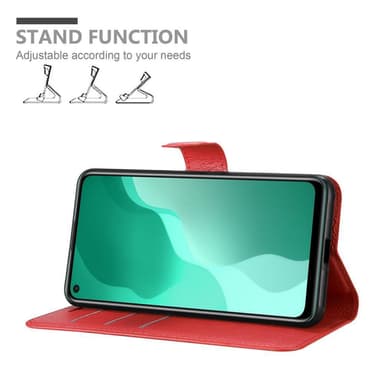 Huawei NOVA 7 SE Plånboksfodral Skal (Röd)