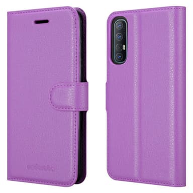 Oppo FIND X2 NEO Plånboksfodral Skal (Lila)