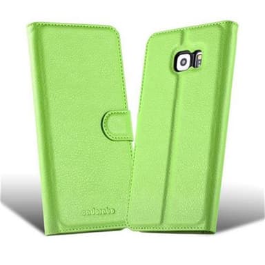 Samsung Galaxy S6 EDGE Plånboksfodral Skal (Grön)