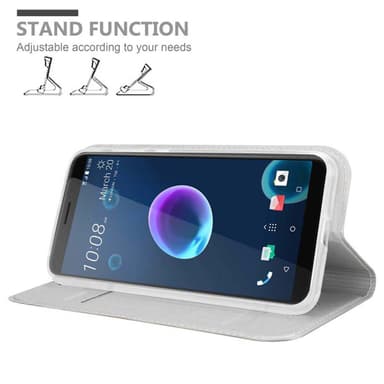 HTC Desire 12 Fodral Skal Case (Silver)