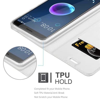 HTC Desire 12 Fodral Skal Case (Silver)