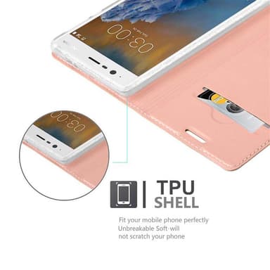 Nokia 3 2017 Fodral Skal Case (Rosa)