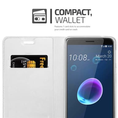 HTC Desire 12 Fodral Skal Case (Silver)
