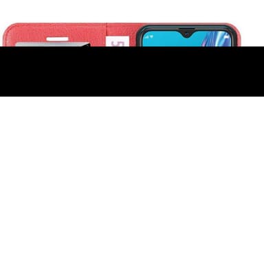 Oppo A12 Plånboksfodral Skal (Röd)