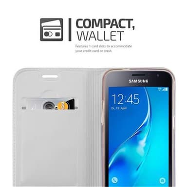 Samsung Galaxy J1 2016 Fodral Skal Case (Silver)
