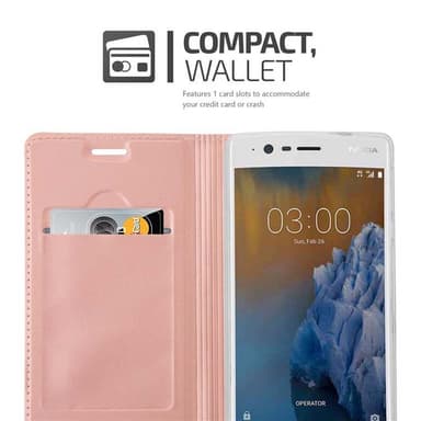 Nokia 3 2017 Fodral Skal Case (Rosa)