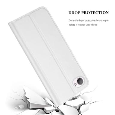 HTC Desire 12 Fodral Skal Case (Silver)