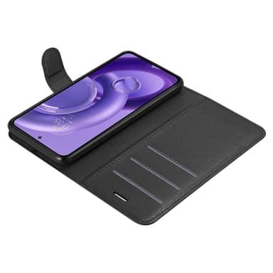 Motorola EDGE 30 NEO Plånboksfodral Skal (Svart)