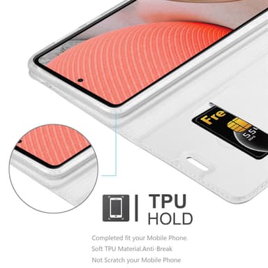 Samsung Galaxy A72 4G / 5G Fodral Skal Case (Silver)