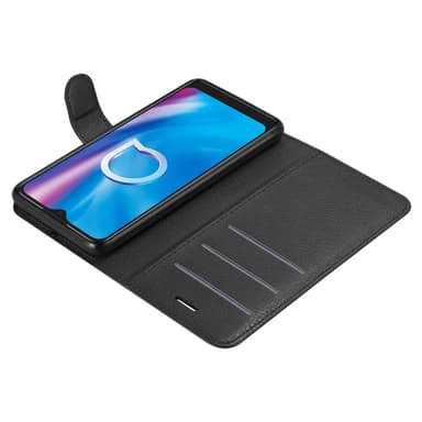 Alcatel 1S 2020 Plånboksfodral Skal (Svart)