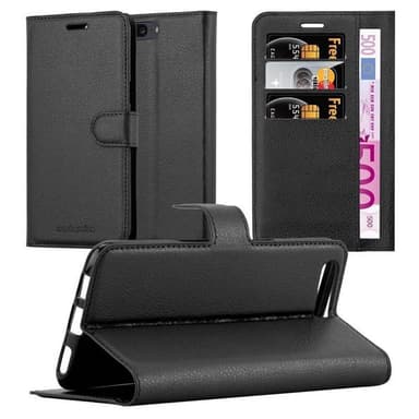 OnePlus 5 Plånboksfodral Skal (Svart)