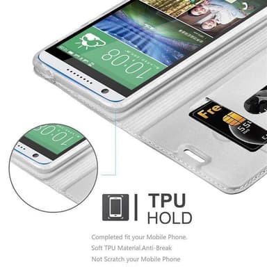HTC Desire 820 Fodral Skal Case (Silver)