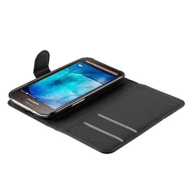 Samsung Galaxy TREND 3 Plånboksfodral Skal (Svart)