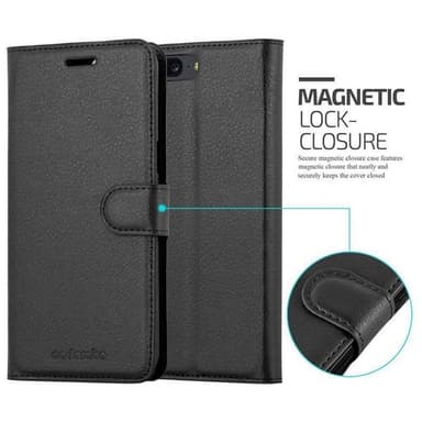 OnePlus 5 Plånboksfodral Skal (Svart)