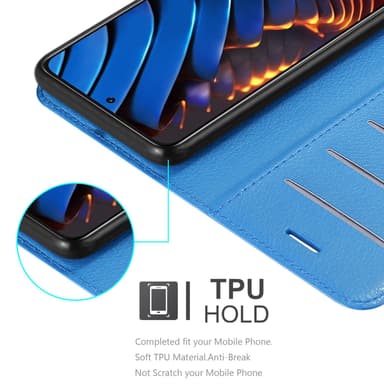 Xiaomi POCO X3 GT Plånboksfodral Skal (Blå)