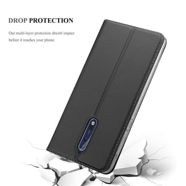 Nokia 8 2017 Fodral Skal Case (Svart)