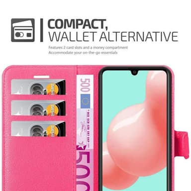 Samsung Galaxy A41 Plånboksfodral Skal (Rosa)