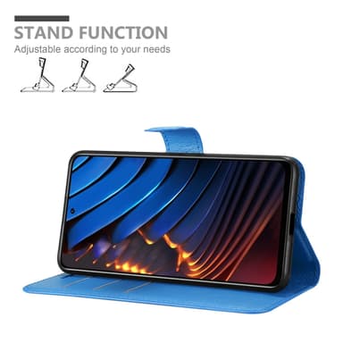 Xiaomi POCO X3 GT Plånboksfodral Skal (Blå)