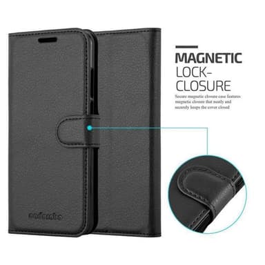 Huawei P20 Plånboksfodral Skal (Svart)