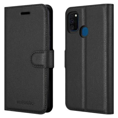 Samsung Galaxy M21 / M30s Plånboksfodral Skal (Svart)