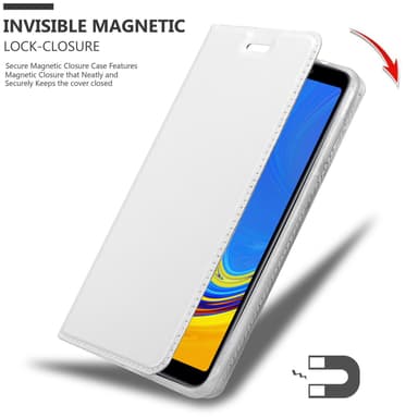 Samsung Galaxy A7 2018 Fodral Skal Case (Silver)