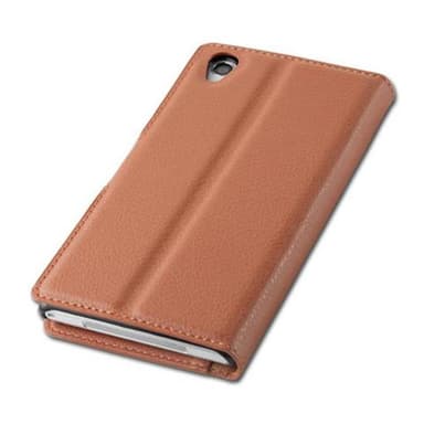 Sony Xperia Z1 Plånboksfodral Skal (Brun)