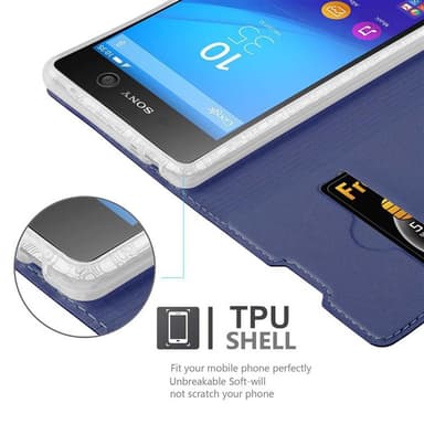 Sony Xperia M5 Fodral Skal Case (Blå)